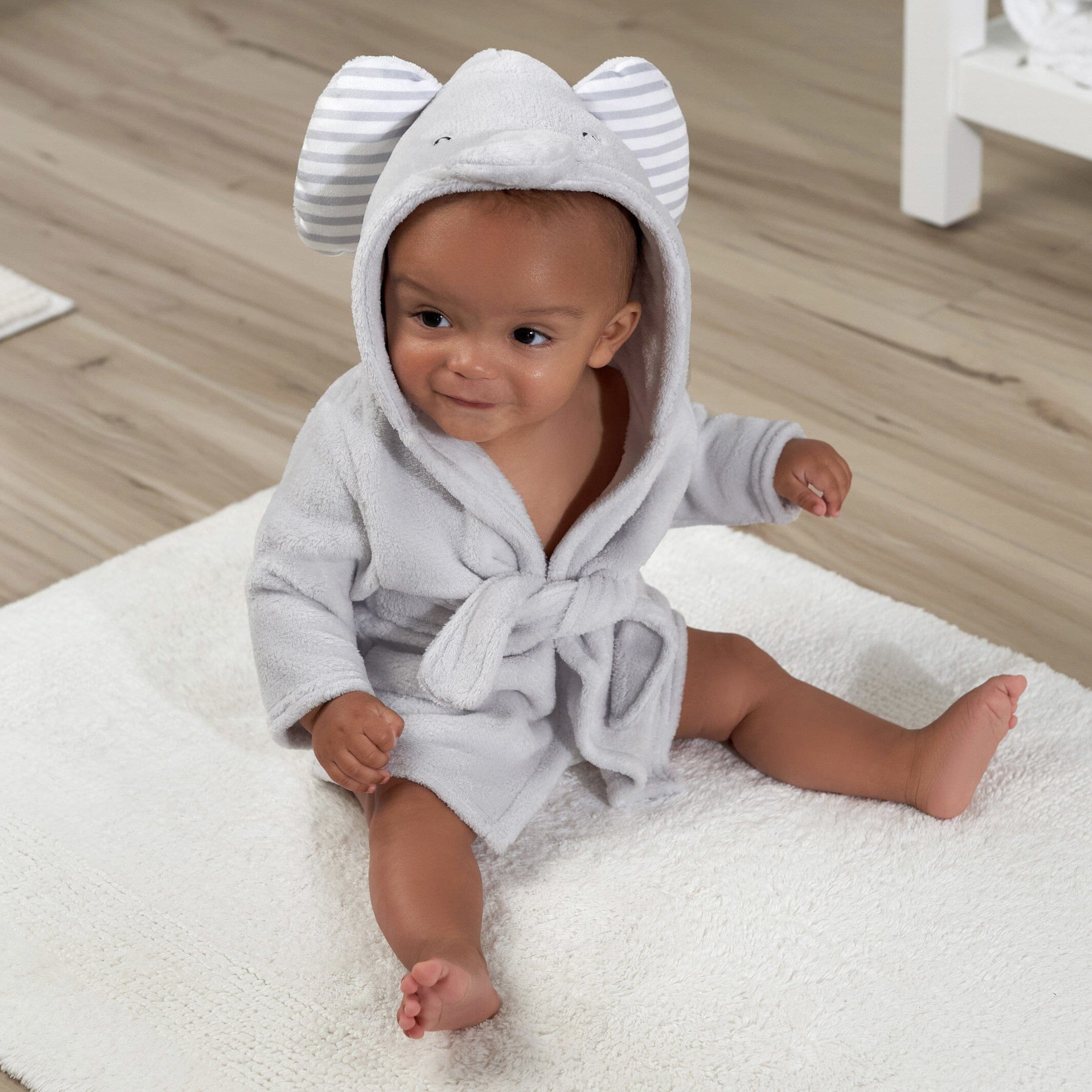 Carter's 0-9 Months Baby Boy Blue Bath Robe W/Alligat… - Gem